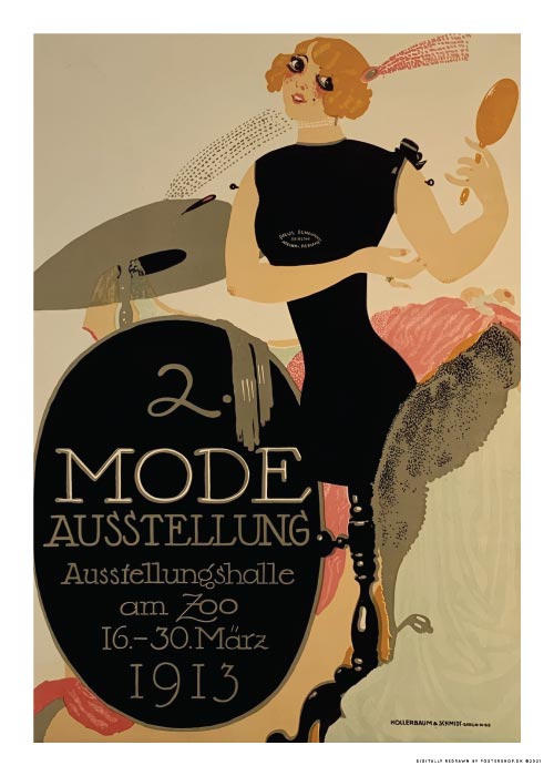 2 Mode Ausstellung 1913 – Vintage/Retro plakater
