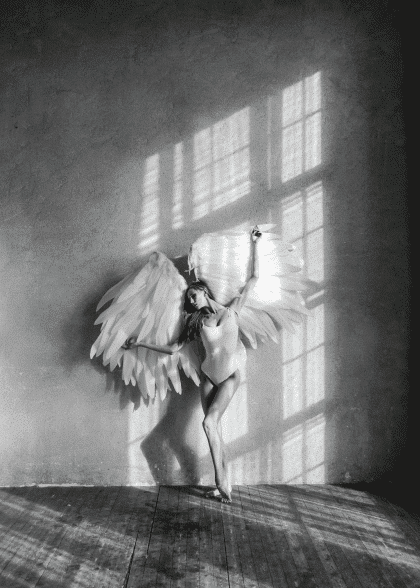 Angel Against Wall – Photography
