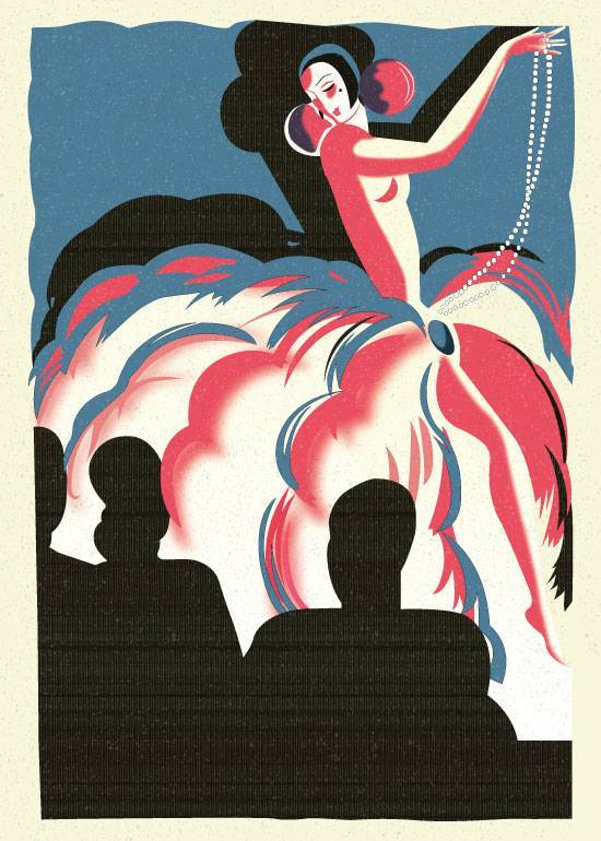 Art Deco Dancing – Vintage/Retro plakater