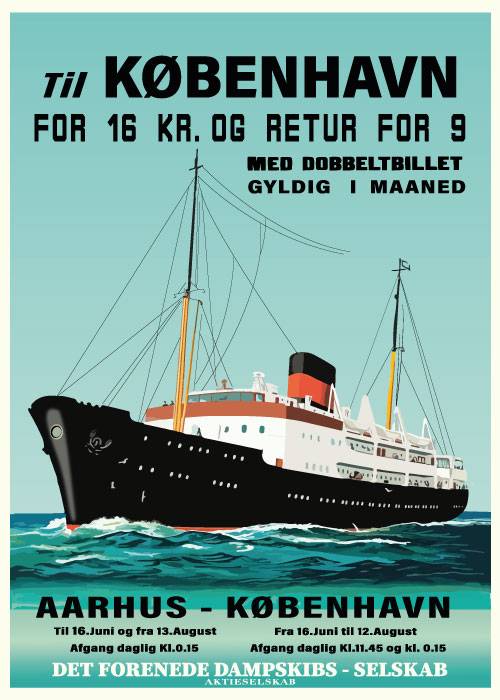 Aarhus til København Poster