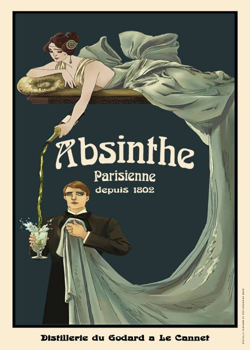 Absinthe Depuis 1802 – Vintage/Retro plakater