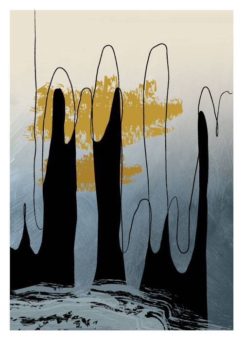 Abstract Empty Hallways – Kunst