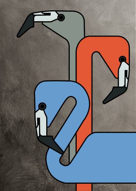 Colorful Swans – Graphic Posters
