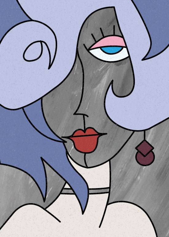 Purple Woman – Kunst