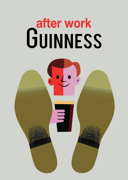 After Work Guinness – Vintage/Retro plakater