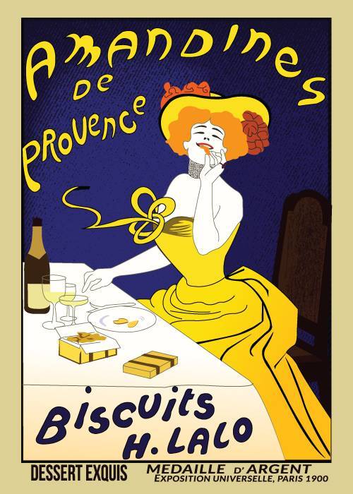 Amandines De Provence – Vintage/Retro plakater