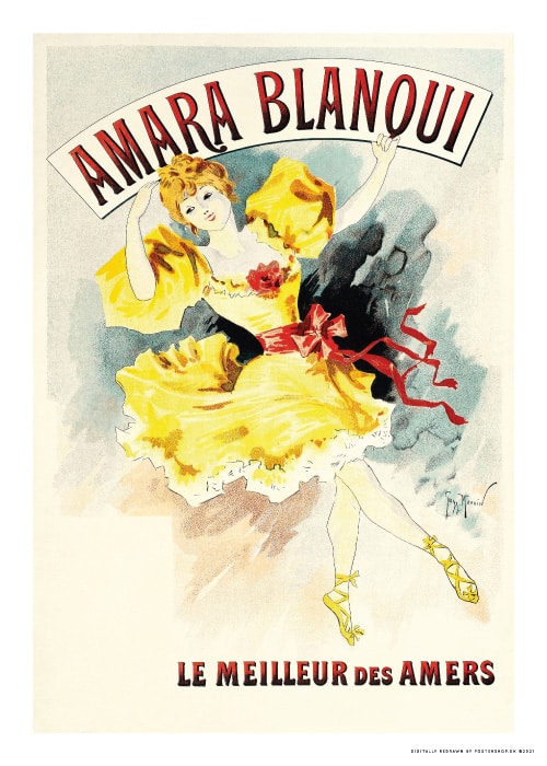 Amara Blanqui Le Meilleur De Amers 1880 – Vintage/Retro plakater