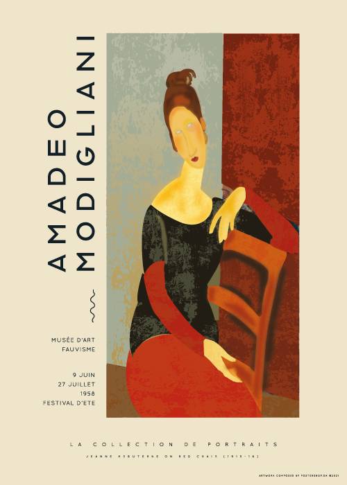 Amedeo Modigliani Jeanne Hebuterne – Kunst
