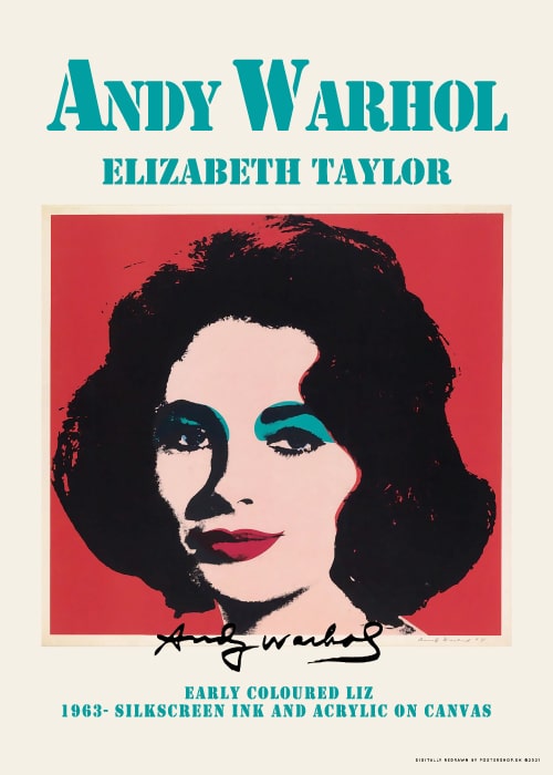 Andy Warhol Elizabeth Taylor – Kunst
