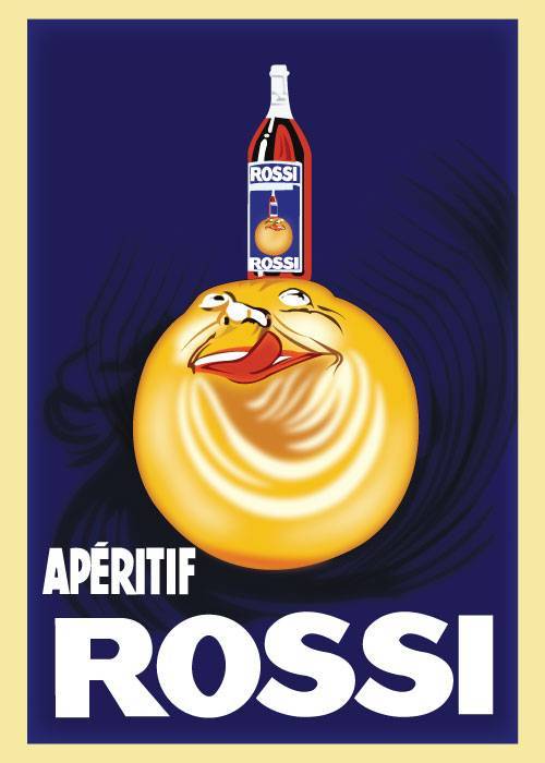 Aperitif Rossi 1926 – Vintage/Retro plakater