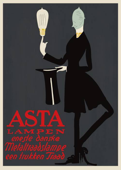Asta Lampes Poster