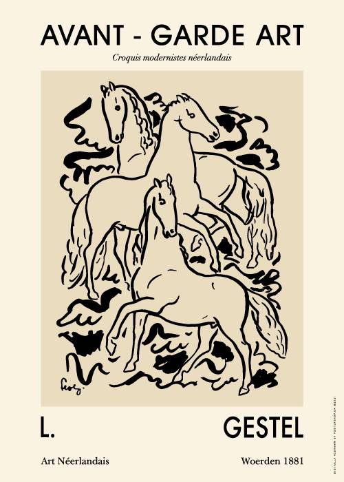 Avant Garde Horses – Kunst