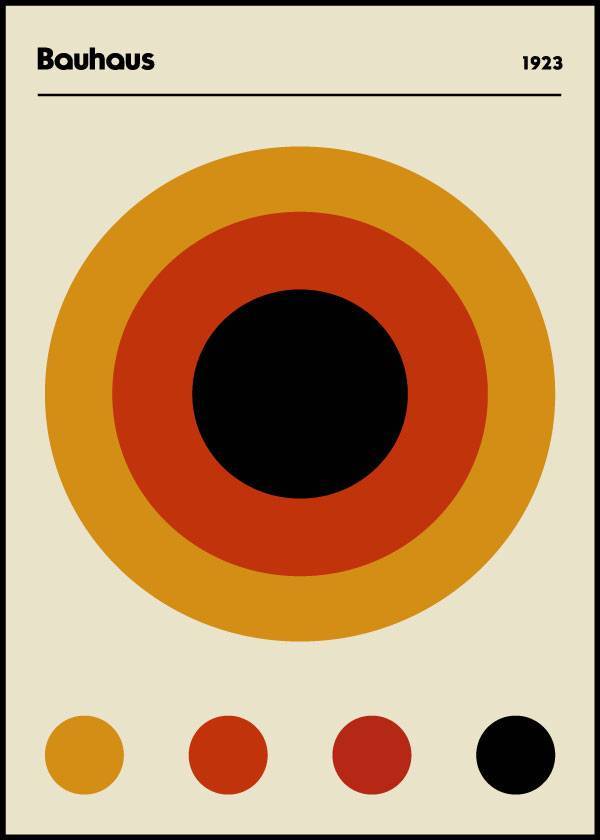 Bauhaus Burnt Circle – Kunst