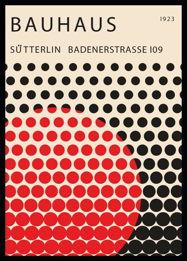 Bauhaus Red Disco Ball – Kunst