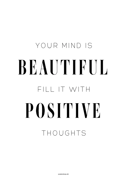 Beautiful Mind – Tekstplakater