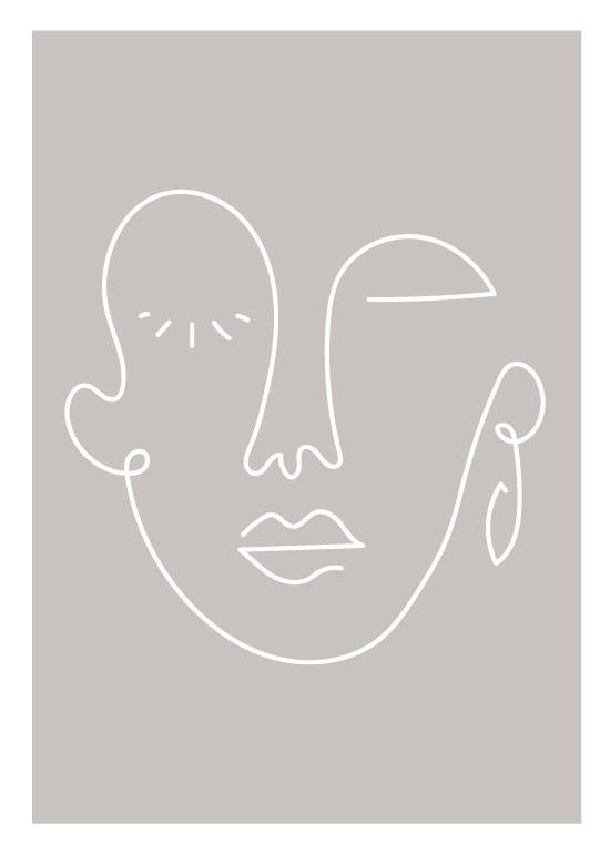 Beige Lines – Kunst