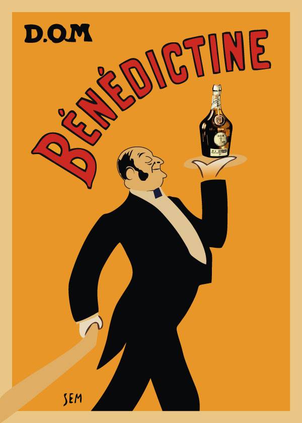 Benedictine – Vintage plakat