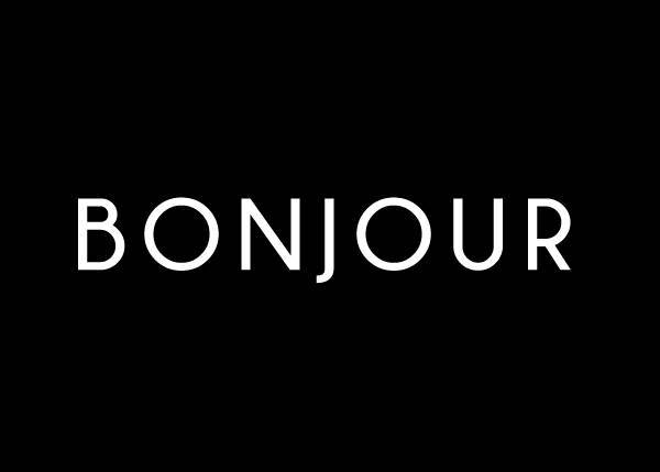 Bonjour – Fashion plakater