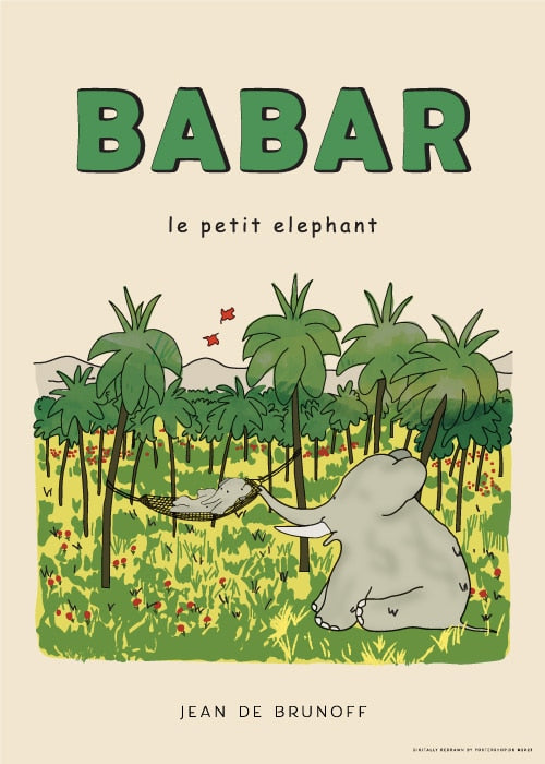 Babar Balancoire De La Jungle – Kunst