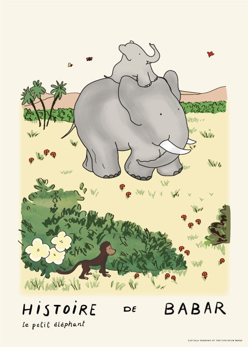 Babar Et Son Fils – Kunst