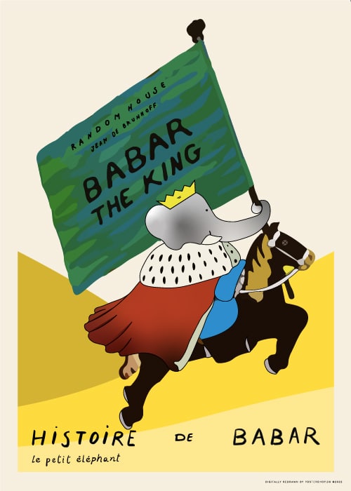 Babar Jaune Le Héros Des Eléphants – Kunst