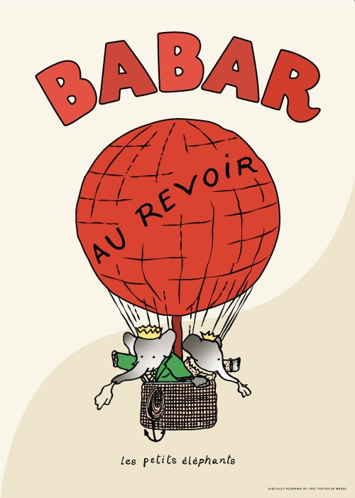 Babar Red Au Revoir – Kunst