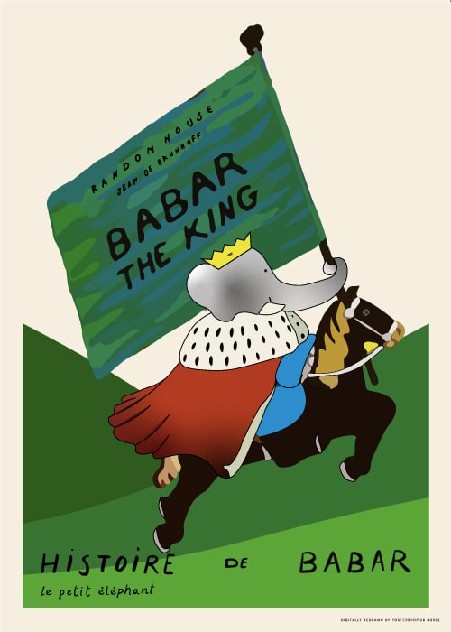 Babar Verte Le Héros Des Eléphant – Kunst