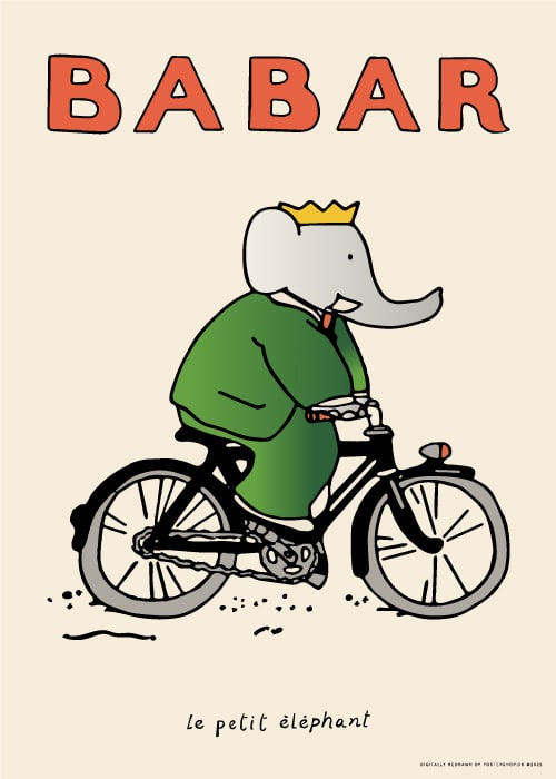 Babar Fait Du Vélo – Kunst