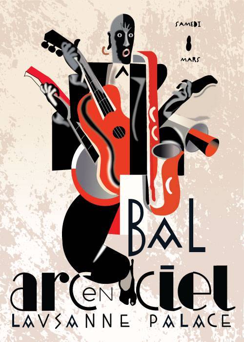 Bal Arc En Ciel – Vintage/Retro plakater