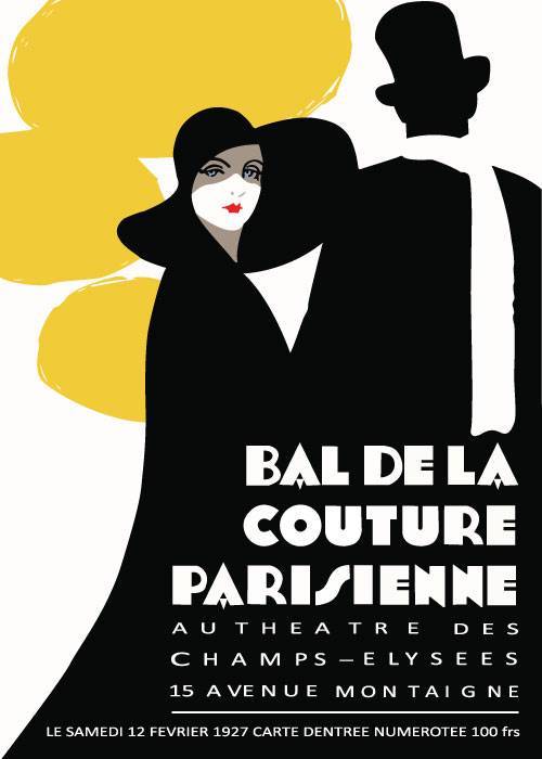 Bal De La Couture – Vintage/Retro plakater