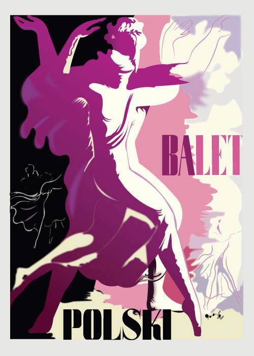 Balet Polski 1937 – Vintage/Retro plakater