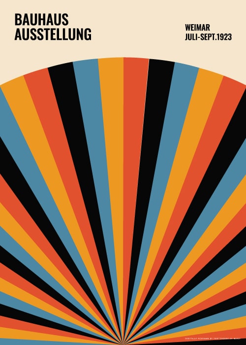 Bauhaus Colourful Circles 1923 – Kunst