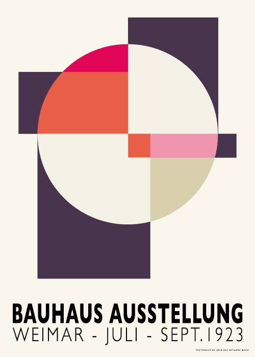 Bauhaus Grape Squares – Kunst