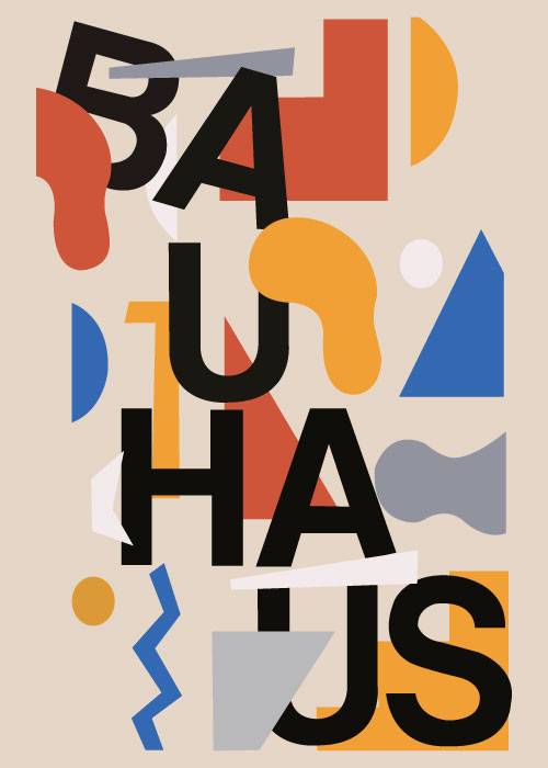 Bauhaus Mixed Shapes – Kunst