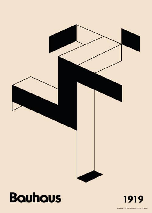 Bauhaus Paper Man – Kunst