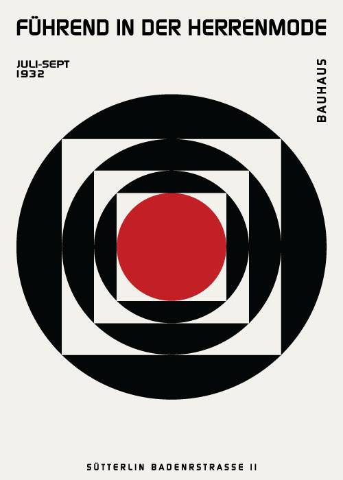 Bauhaus Red Focus – Kunst