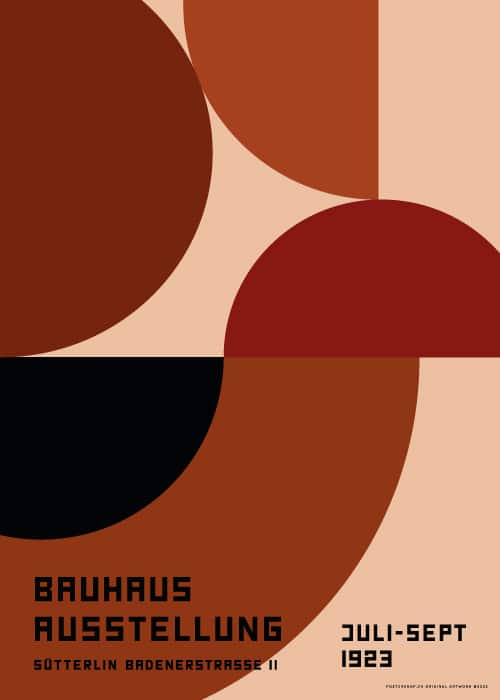 Bauhaus Retro Curves – Kunst
