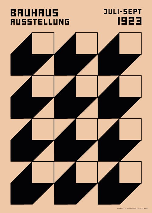Bauhaus Retro Quadrants – Kunst