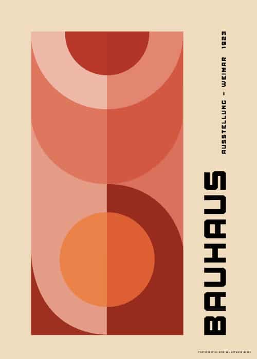 Bauhaus Rose Shapes – Kunst