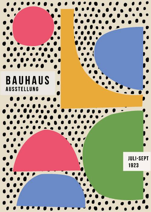 Bauhaus Spots And Moons – Kunst