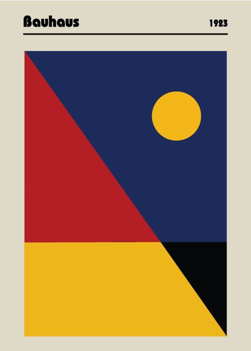 Bauhaus Sunset – Kunst