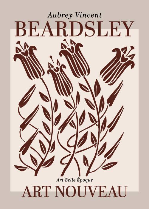 Beardsley Three Lilies – Kunst