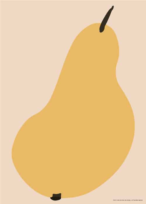 Beige & Pear
