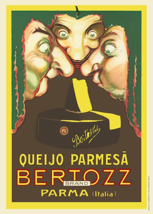 Bertozzi Parmigiano Reggiano – Vintage/Retro plakater