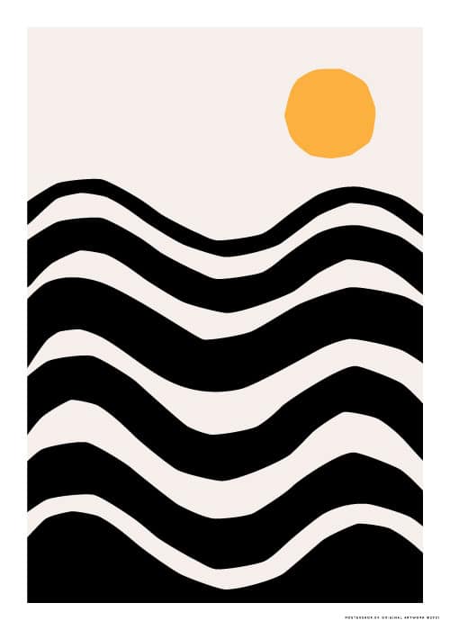 Black Wave – Grafiske Plakater