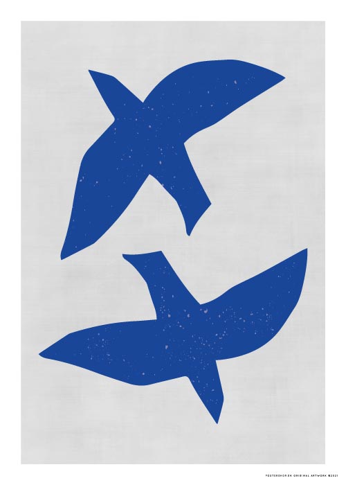Blue Birds Fly – Kunst