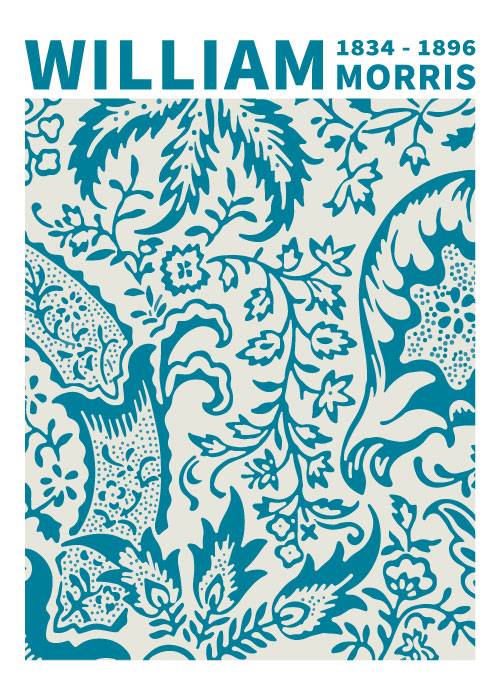 Blue Indian Pattern – Kunst