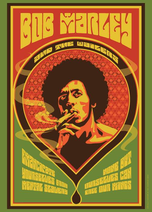 Bob Marley And The Wailers – Vintage/Retro plakater