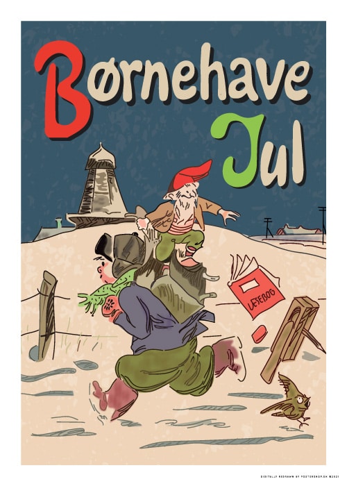 BØRNEHAVE JUL – Kids' Posters