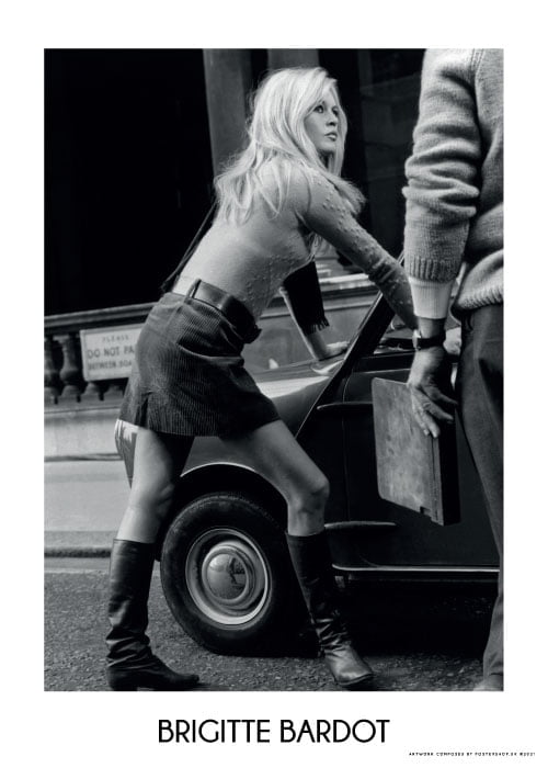 Birgitte Bardot Lets Drive Now – Fotokunst